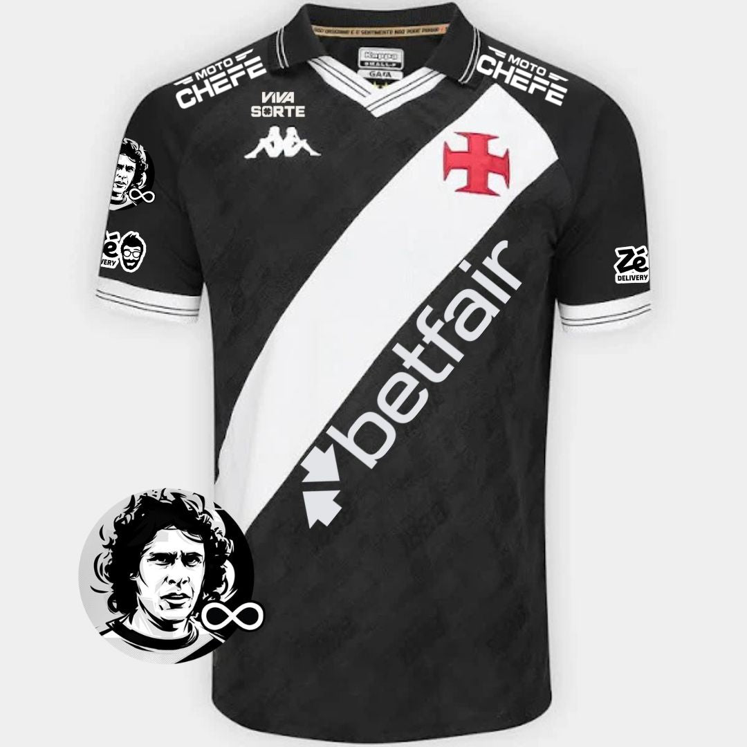 Camisa Kappa Vasco 25/26 Home C/ Patrocínios