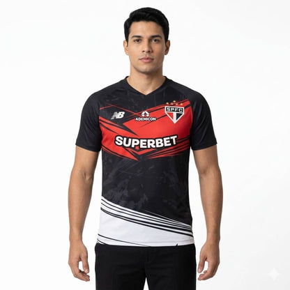 Camisa São Paulo Goleiro 25/26 Preta - NB Torcedor Masculina