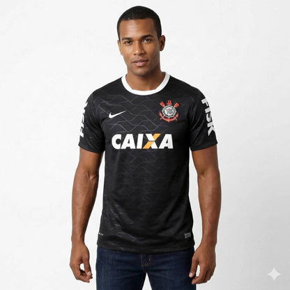 Camisa Corinthians Retrô 2012 Home NIke Masculina - Preto
