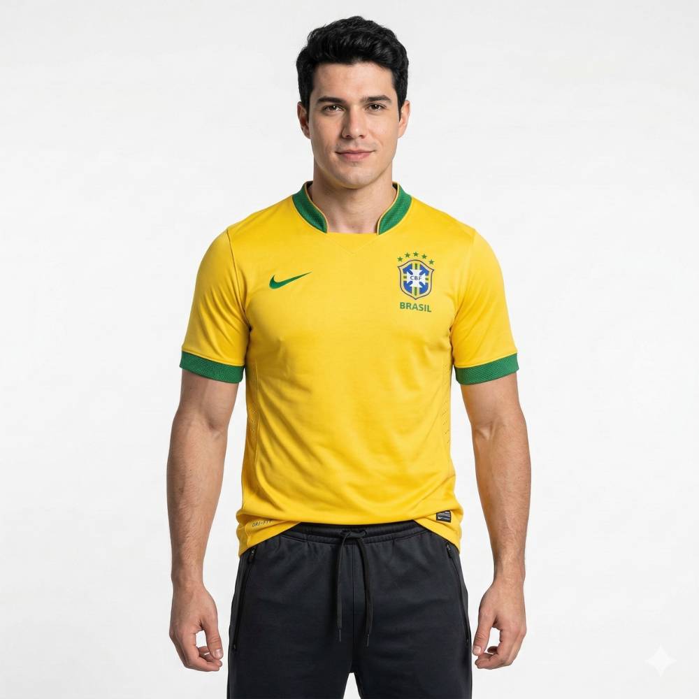 Camisa Nike Retro Seleção Brasileira 2006 Home