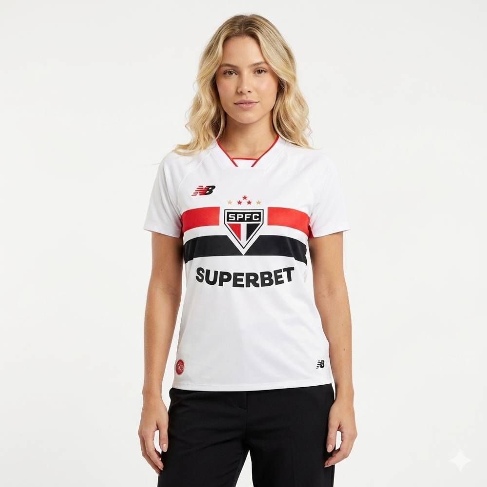 Camisa São Paulo Home 26/27 - NB Feminina