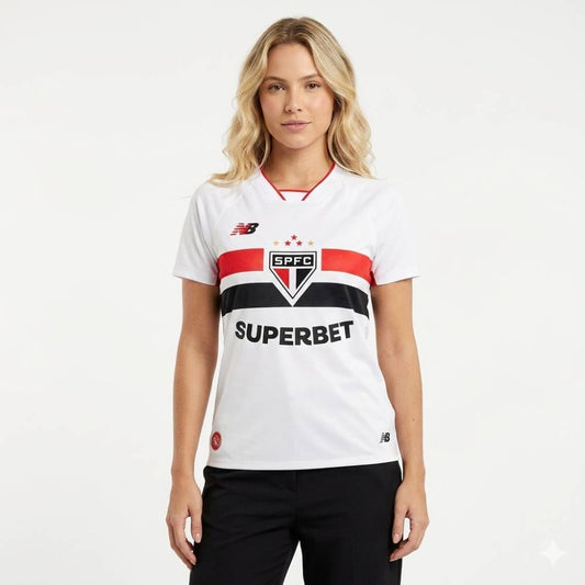 Camisa São Paulo Home 26/27 - NB Feminina