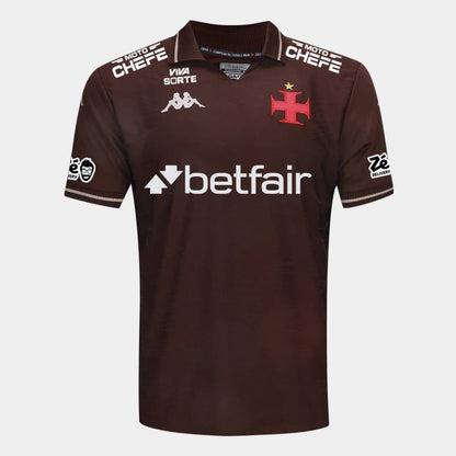 Camisa Kappa Vasco III 25/26 C/ Patrocínios