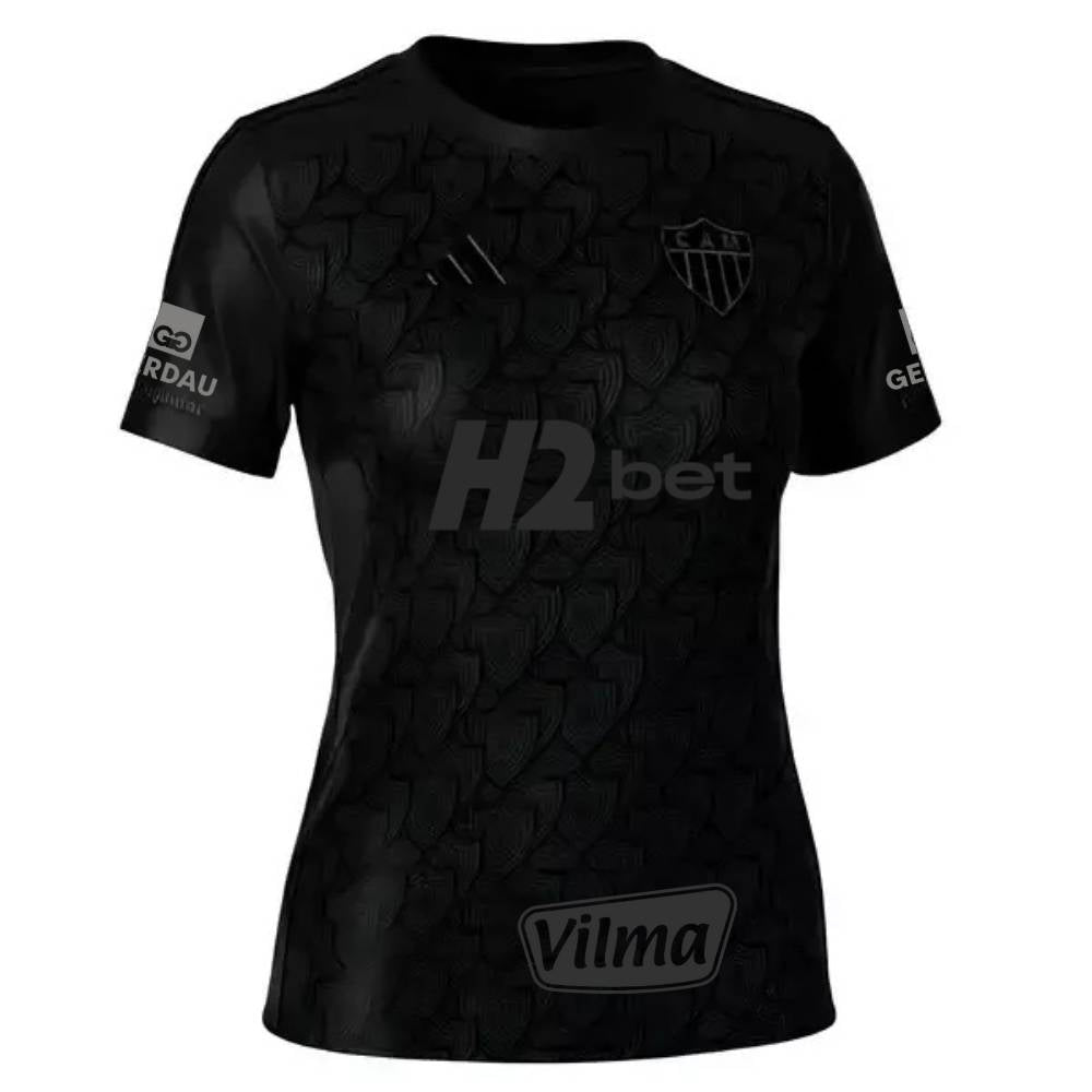 Camisa Feminina Adidas Atlético Mineiro 25/26 All Black