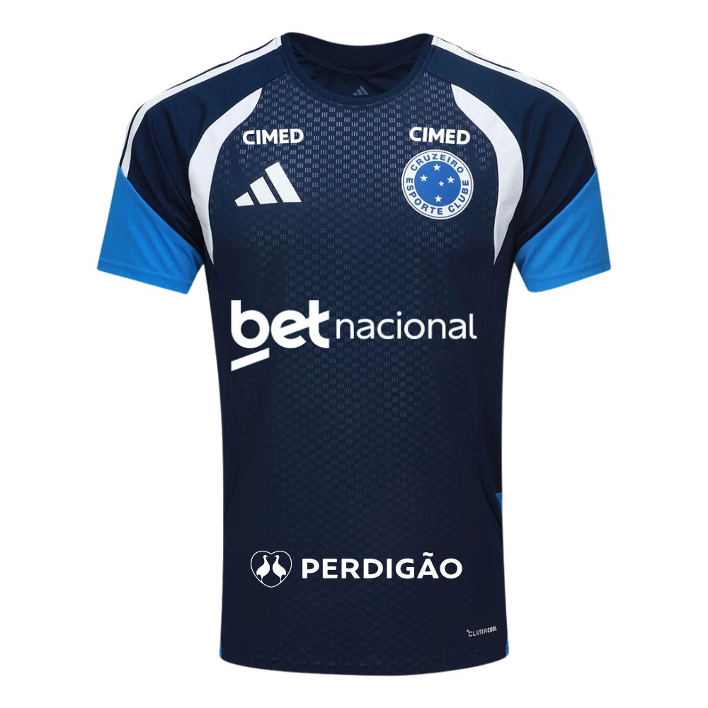 Camisa Adidas Cruzeiro 26/27 Treino C/ Patrocínios