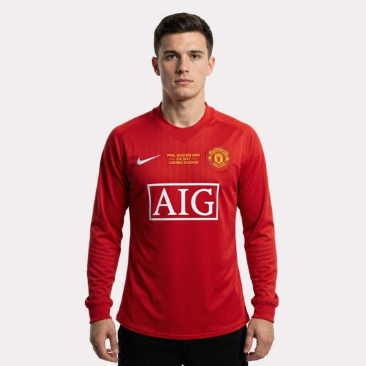 Camisa Retrô Manchester United 07/08 Home M. Longa