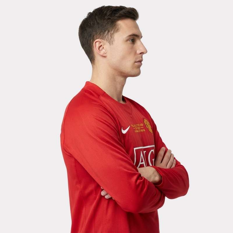 Camisa Retrô Manchester United 07/08 Home M. Longa