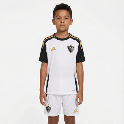 Conjunto Infantil Adidas Atlético Mineiro 25/26 II