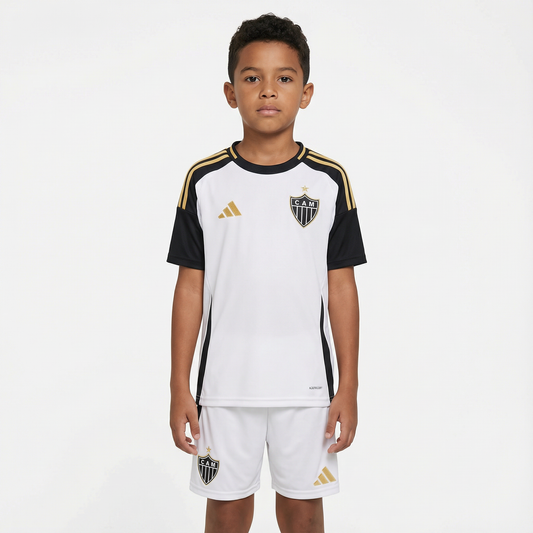 Conjunto Infantil Adidas Atlético Mineiro 25/26 II