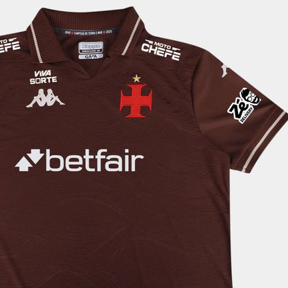 Camisa Kappa Vasco III 25/26 C/ Patrocínios