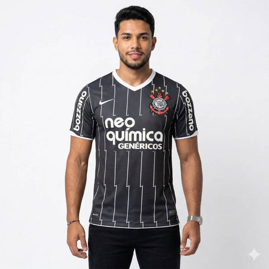 Camisa Corinthians Retrô 2012/13 Home Nike Masculina - Preto
