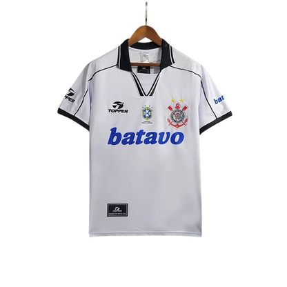 Camisa Corinthians Retrô 1999 Away Topper Masculina - Branco