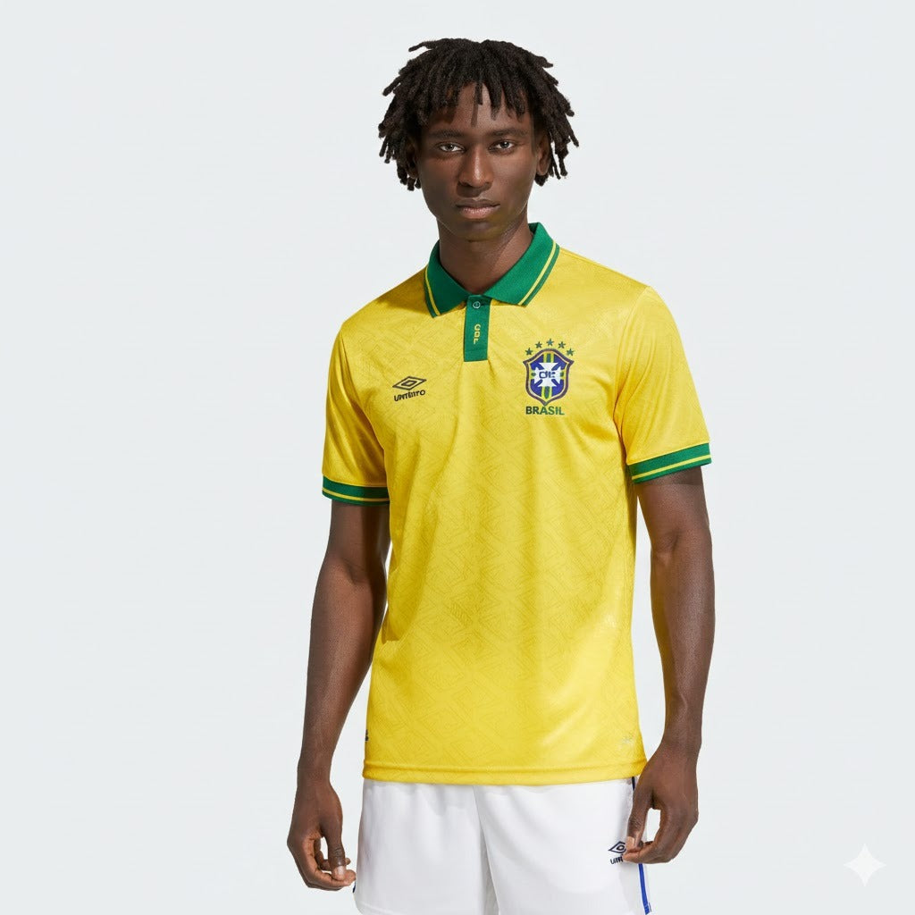 Camisa Umbro Retrô Seleção Brasil 1991/92 Home