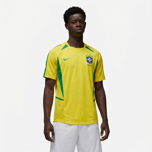 Camisa Nike Retrô Seleção Brasileira 2002 Home