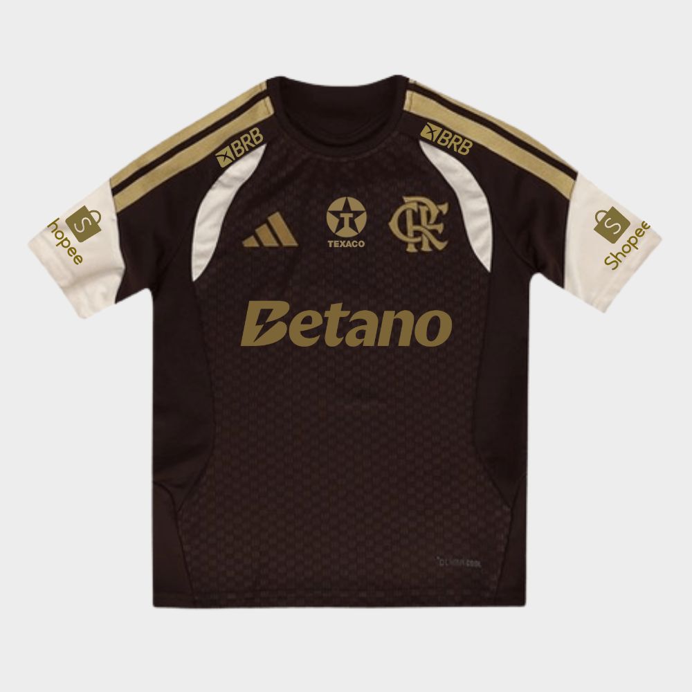 Camisa Adidas Flamengo 26/27 Treino C/ Patrocínios