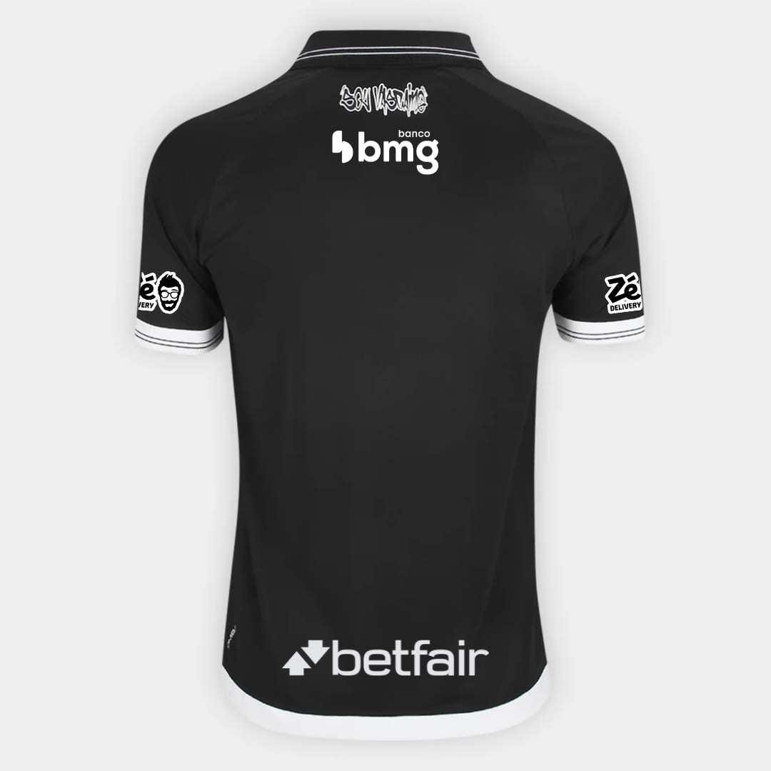 Camisa Kappa Vasco 25/26 Home C/ Patrocínios