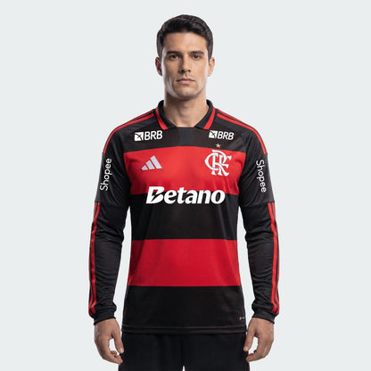 Camisa Manga Longa Adidas Flamengo 2026/27 I