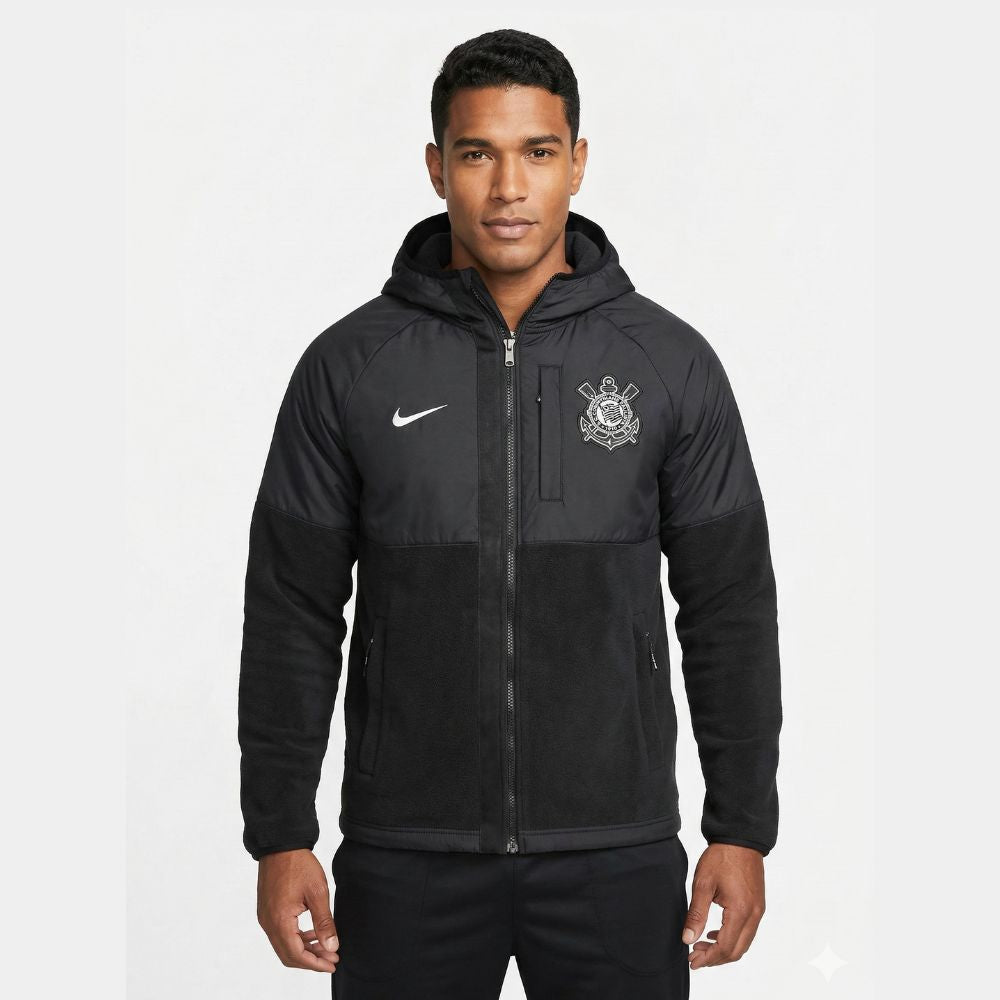 Jaqueta Bobojaco Nike Corinthians Impermeável + Veludo