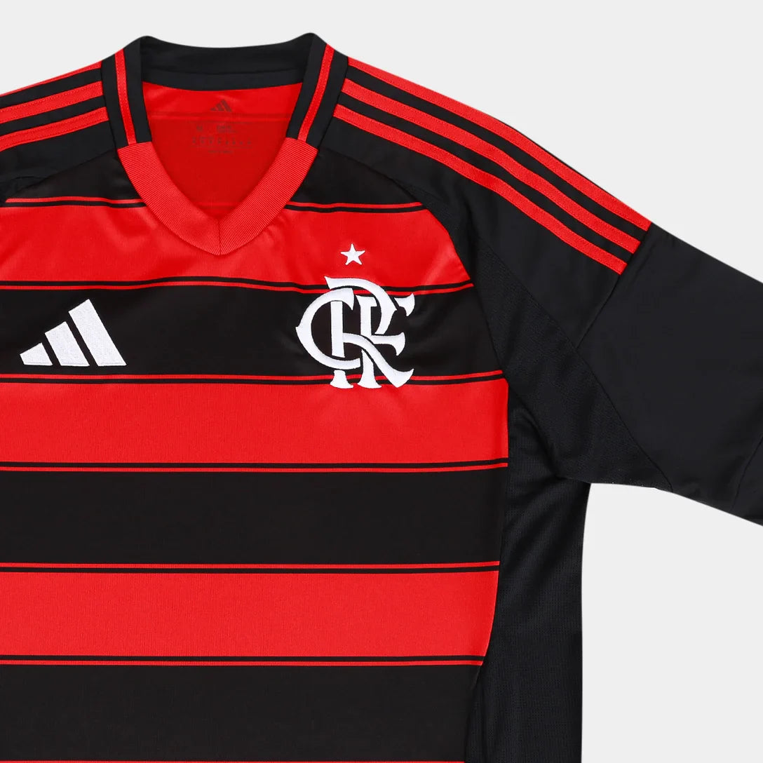 Camisa Adidas Flamengo 25/26 Home Manga Longa