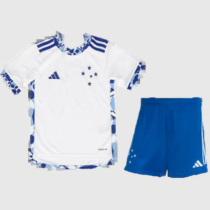 Conjunto Infantil Adidas Cruzeiro 24/25 Away