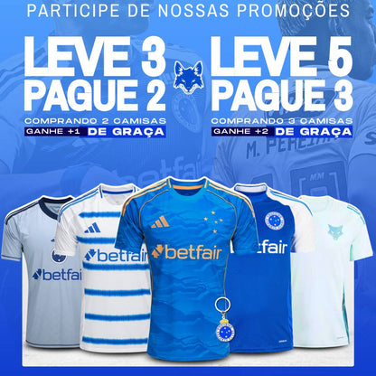 Camisa Adidas Cruzeiro 25/26 Away #9 Gabi