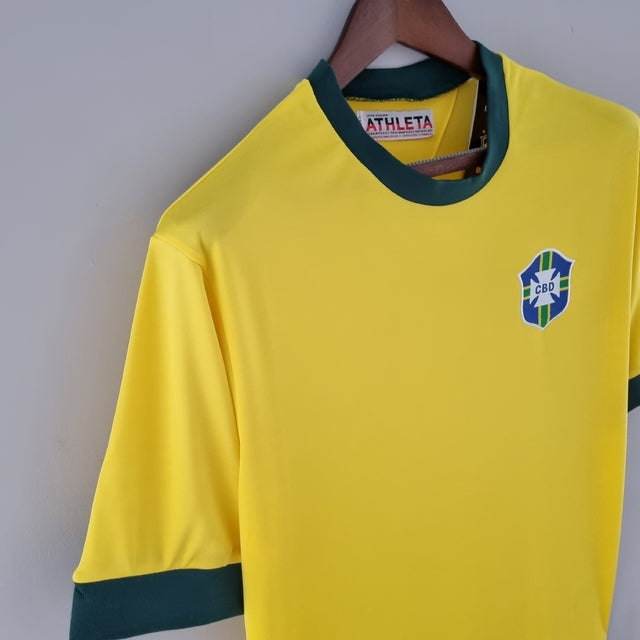 Camisa Retrô 1970 Seleção Brasileira Home