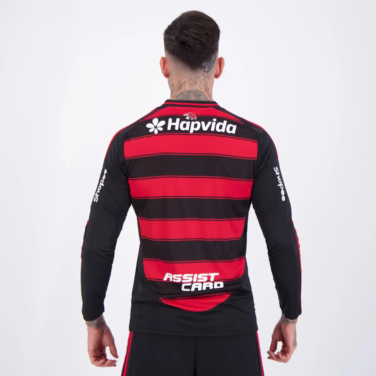 Camisa Adidas Flamengo 25/26 Home Manga Longa