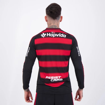 Camisa Adidas Flamengo 25/26 Home Manga Longa