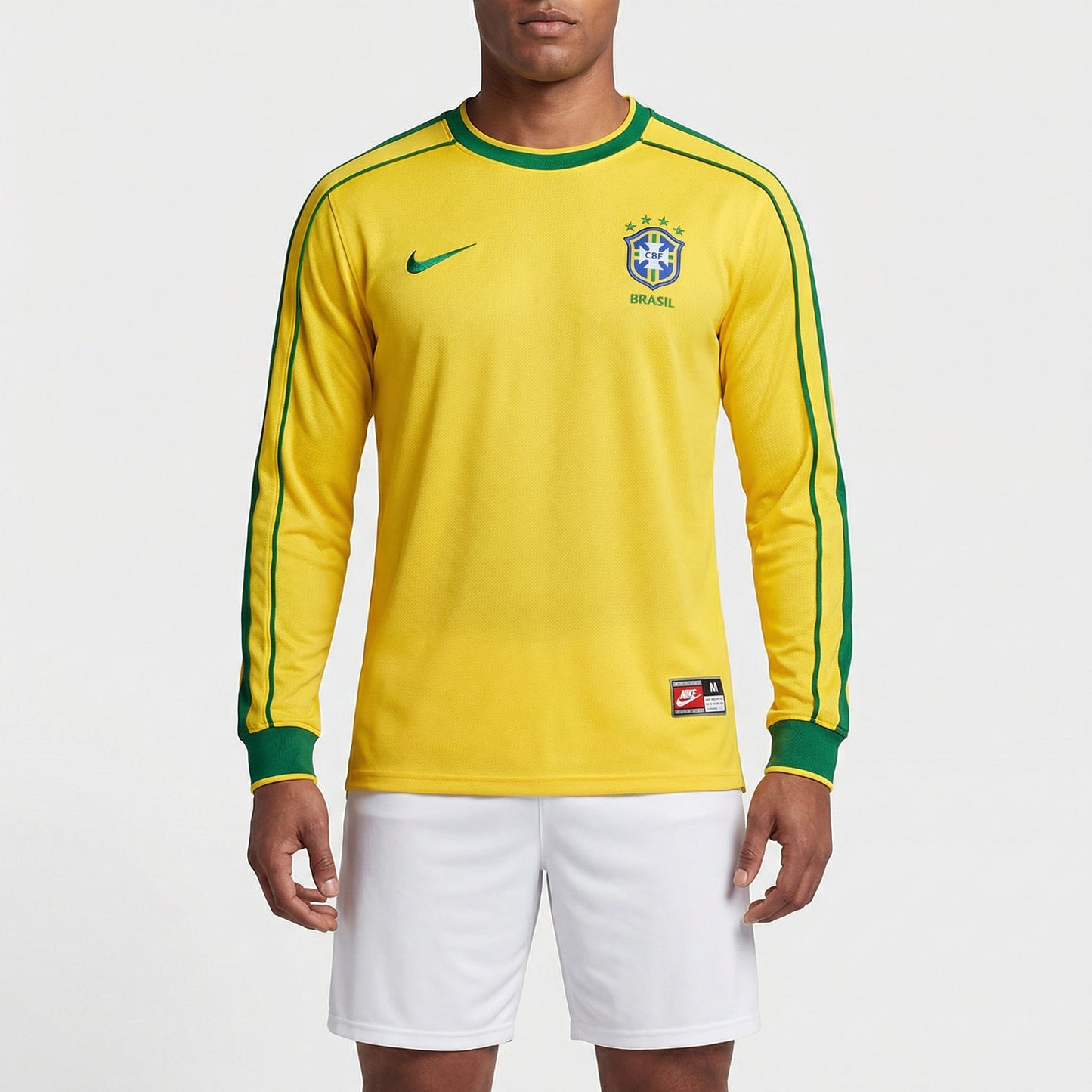 Camisa Nike Brasil Retro 1998 Manga longa