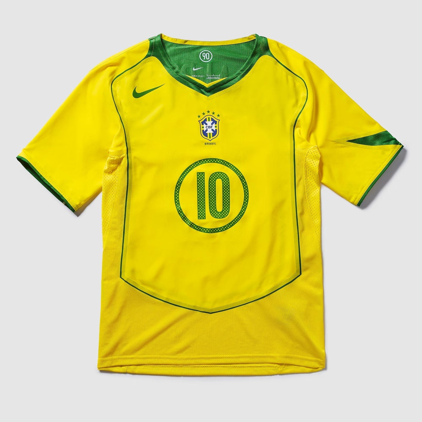 Camisa Nike Remake 2004 Seleção Brasileira Total 90 Ronaldinho