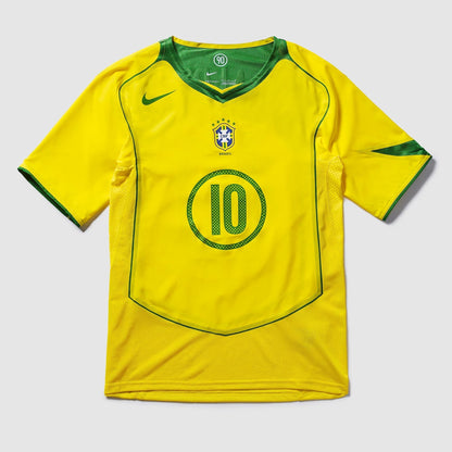 Camisa Nike Remake 2004 Seleção Brasileira Total 90 Ronaldinho