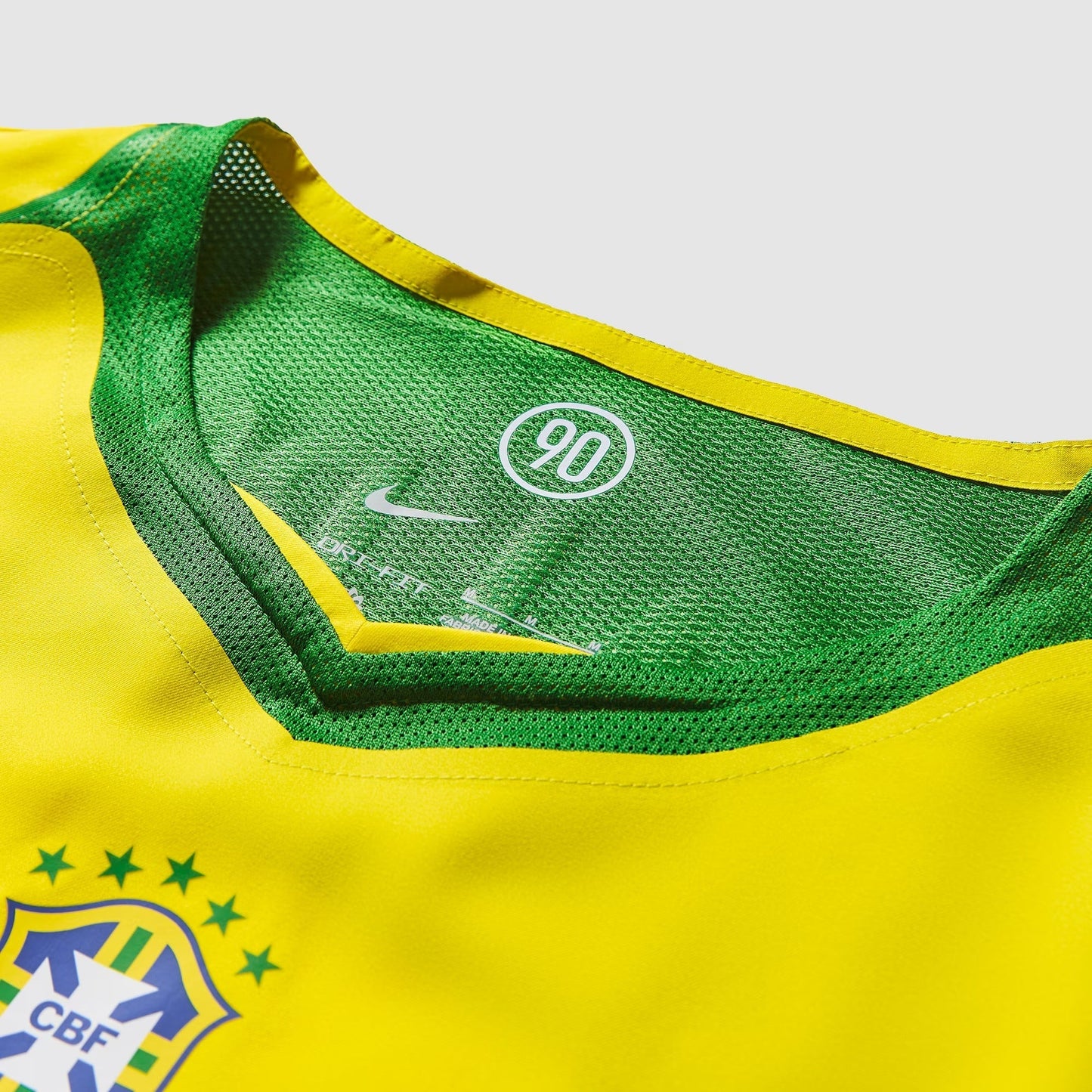 Camisa Nike Remake 2004 Seleção Brasileira Total 90 Ronaldinho