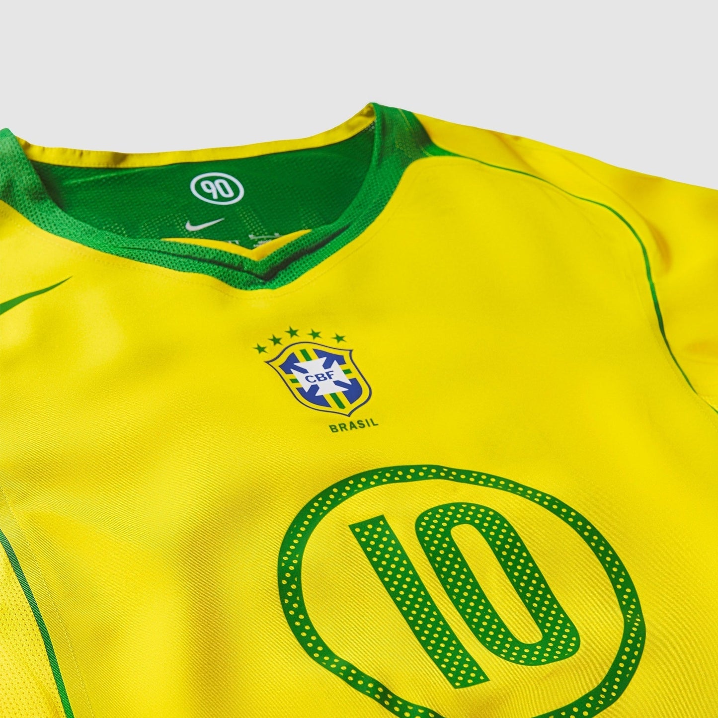 Camisa Nike Remake 2004 Seleção Brasileira Total 90 Ronaldinho