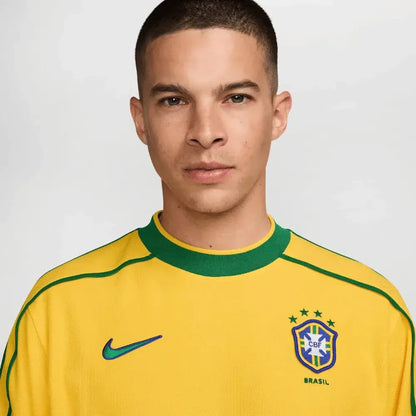 Camisa Nike Retrô Seleção Brasileira 1998 Home