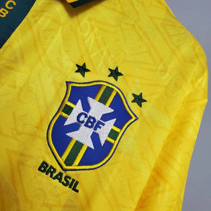 Camisa Umbro Retrô Seleção Brasil 1991/92 Home
