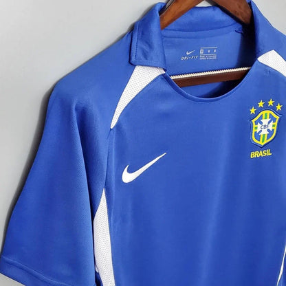 Camisa Retrô Seleção Brasilileira 2002 Away