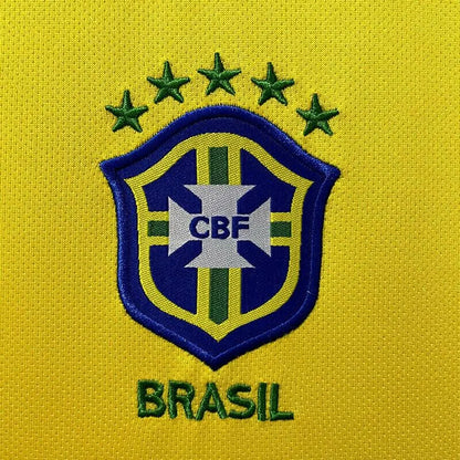 Camisa Nike Retrô Brasil 2004 Home Manga Longa